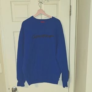 Supreme Blue Men's Sweatershirt